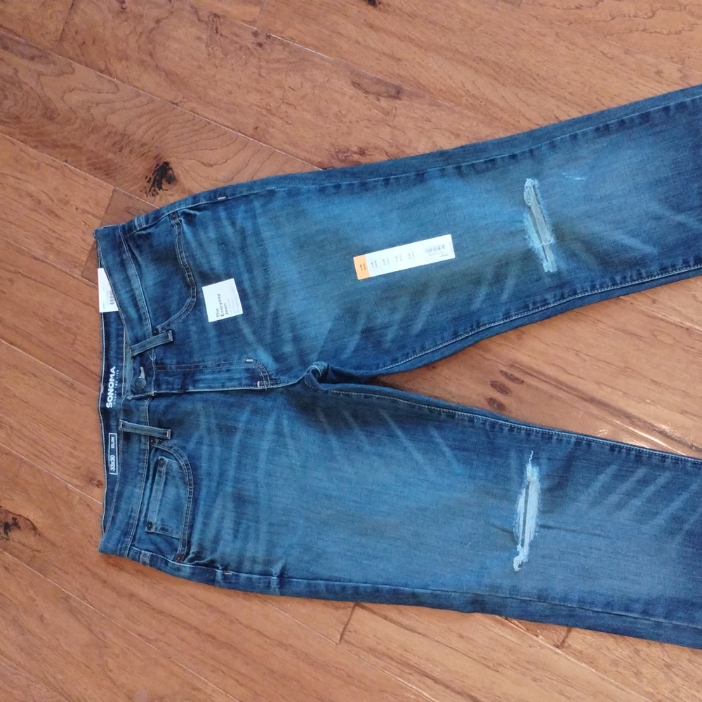 33X30 Slim Straight Jeans - Picture 2 of 9